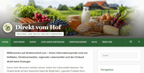Screenshot direktvomhof.com